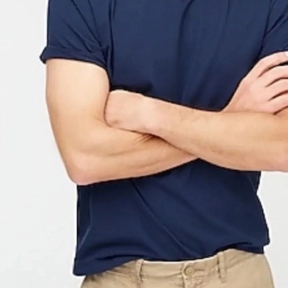 NWT TALL BROKEN IN POCKET CREWNECK TEE NAVY BLUE SIZE LARGE TALL - Picture 4 of 9